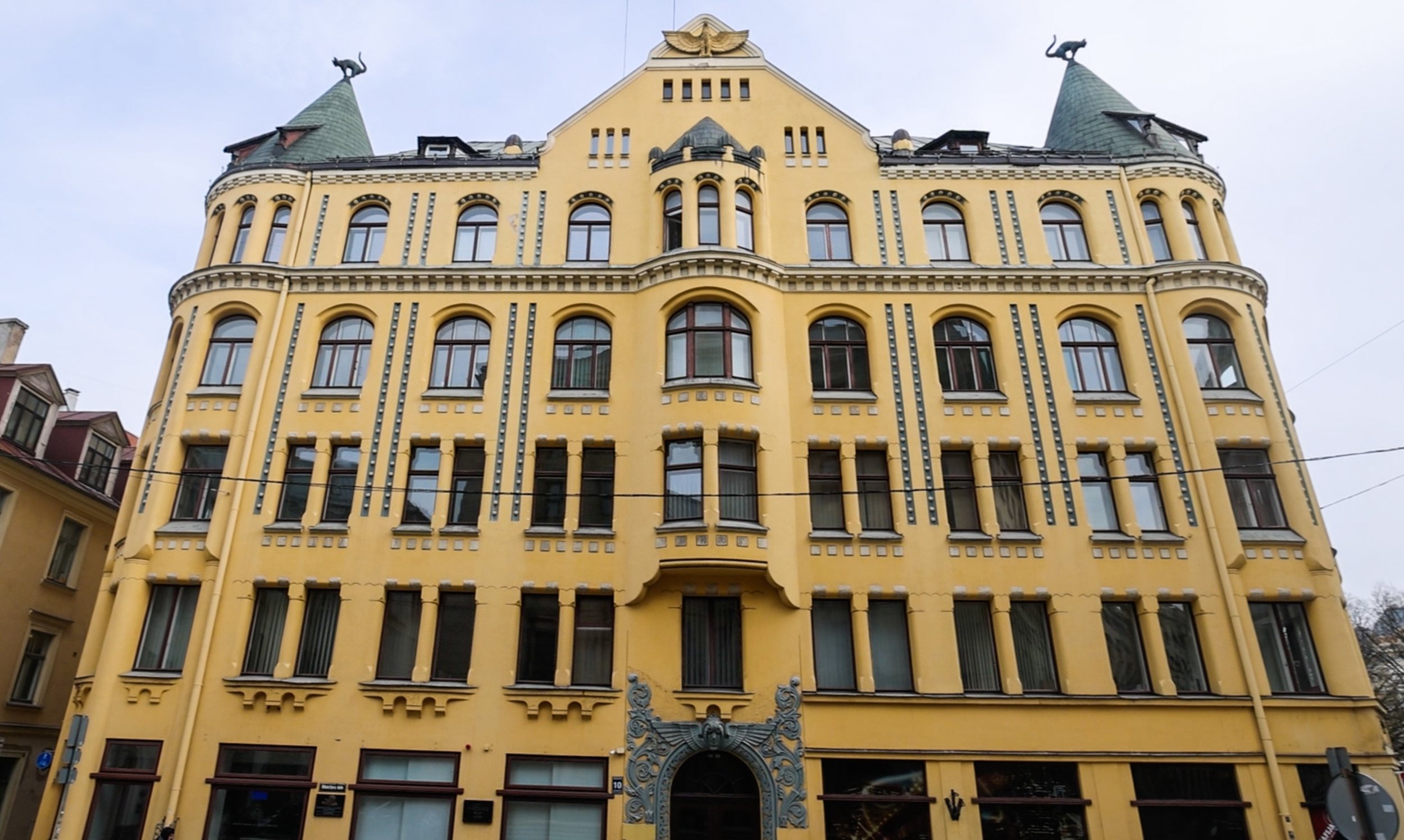 Cat House in Riga, Latvia