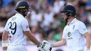 England vs Pakistan: Jamie Smith and Jordan Cox battle in second Test at Lord's