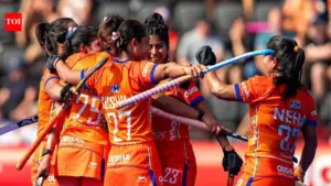 Indian women’s hockey team departs for Asian Games, eyeing gold and direct qualification for LA 2028
